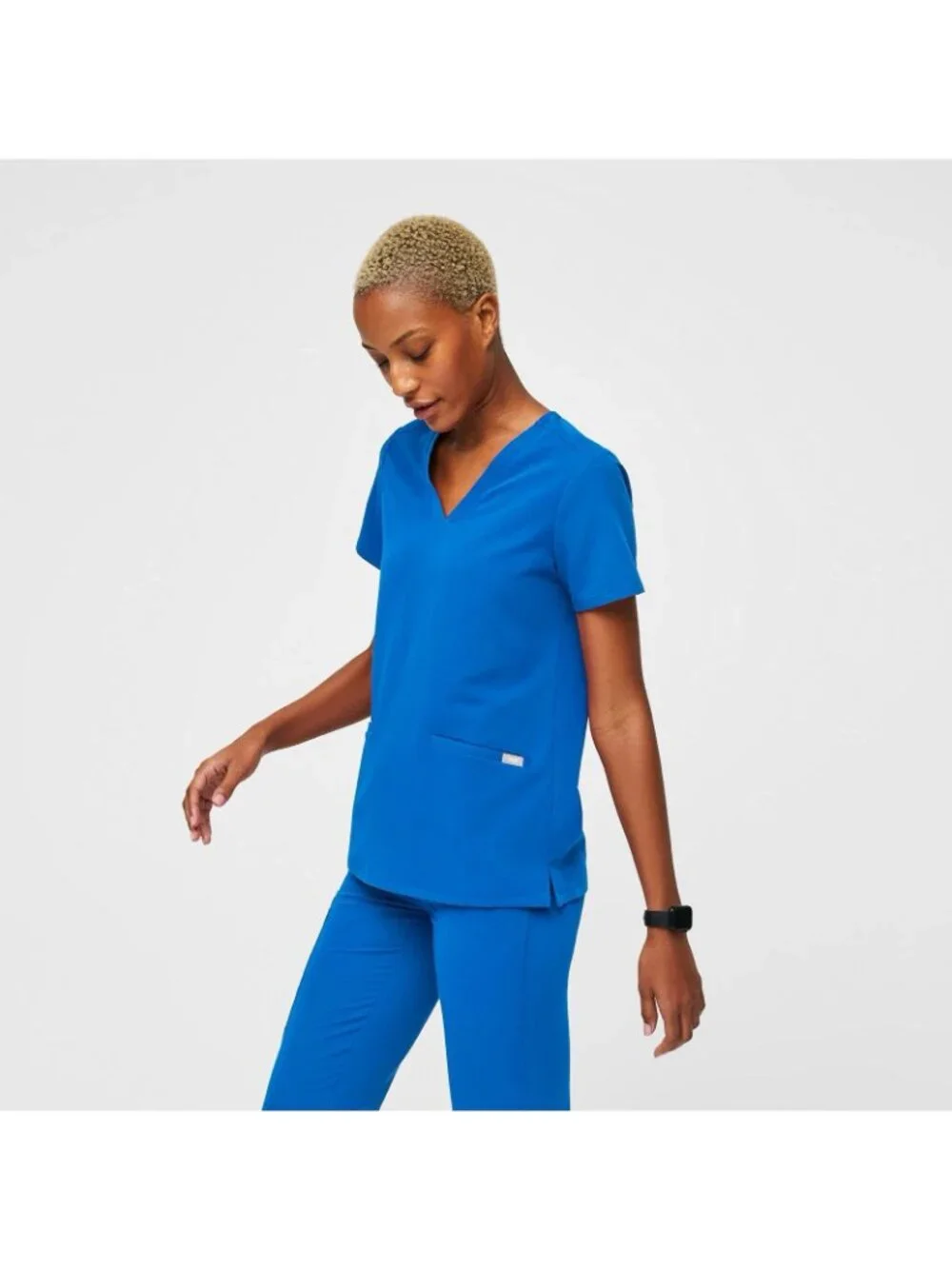 FIGS Casma Scrub Top Medium Royal Blue FW1100